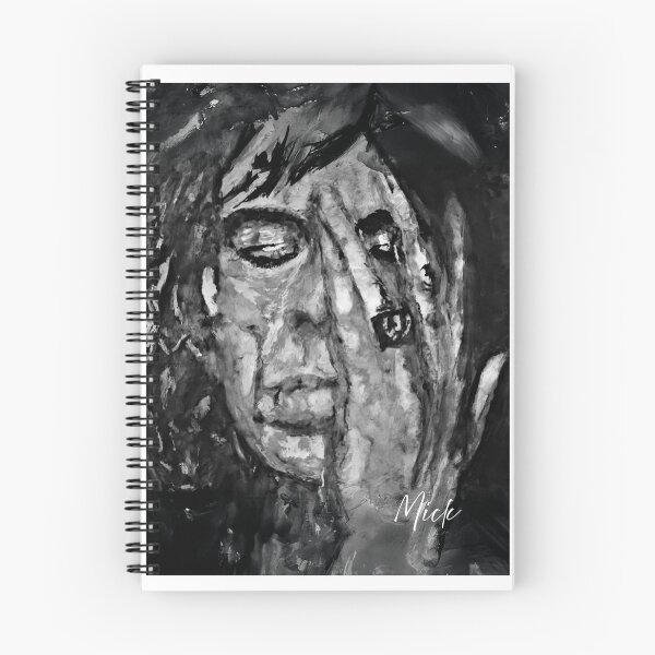 Item preview, The Rolling Stones, Mick Jagger, ink portrait, black and white  designed and sold by Art by Fruitcake.