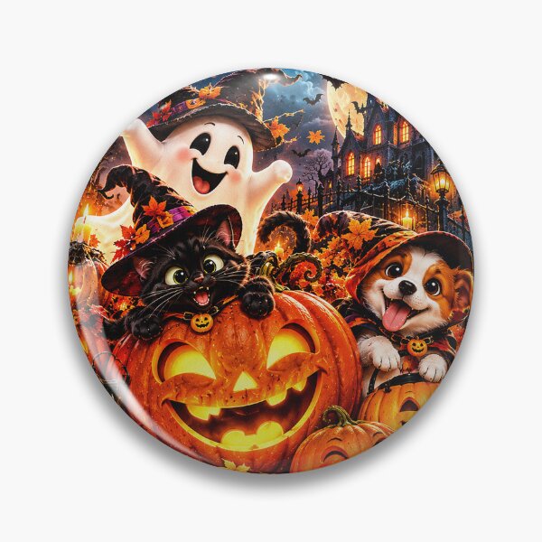 Item preview, Halloweenowa Przygoda – Kot Czarodziej i Dynie designed and sold by Visual Arts Sławomir Grzanek.