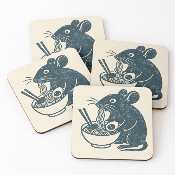 Item preview, Rat Eating Ramen Funny Sarcastic designed and sold by PatternFariss.