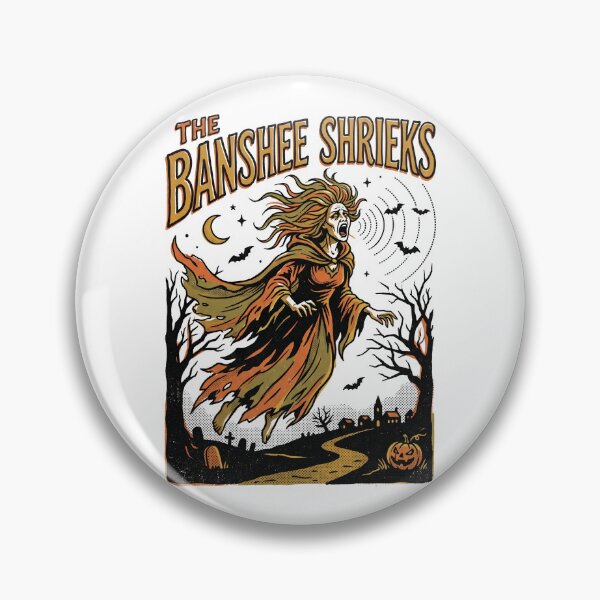 Item preview, Vintage The Banshee Shrieks Halloween Folklore designed and sold by Viinde.