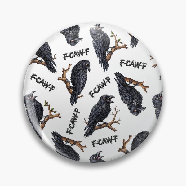Item preview, F-CAW-F Snarky Crow Pattern designed and sold by RamblingBoho.