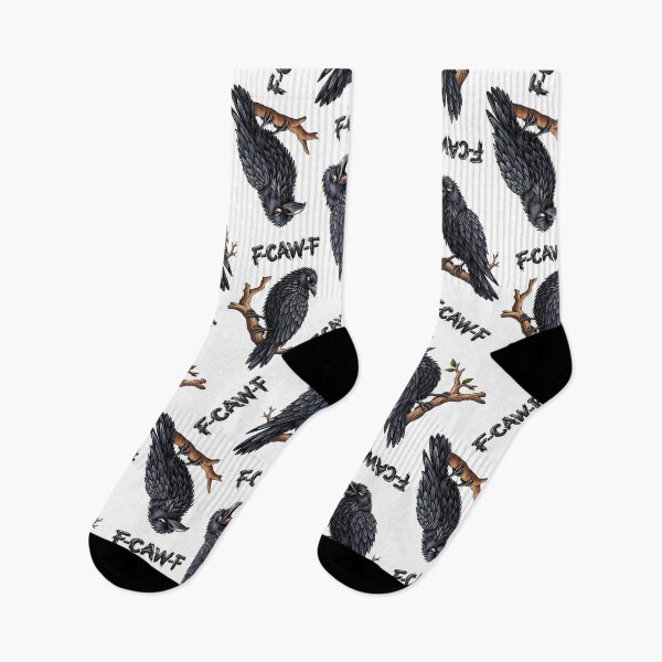Item preview, F-CAW-F Snarky Crow Pattern designed and sold by RamblingBoho.