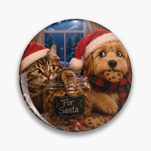 Item preview, Caught Stealing Santa’s Cookies designed and sold by Stubblejumper Artworks.