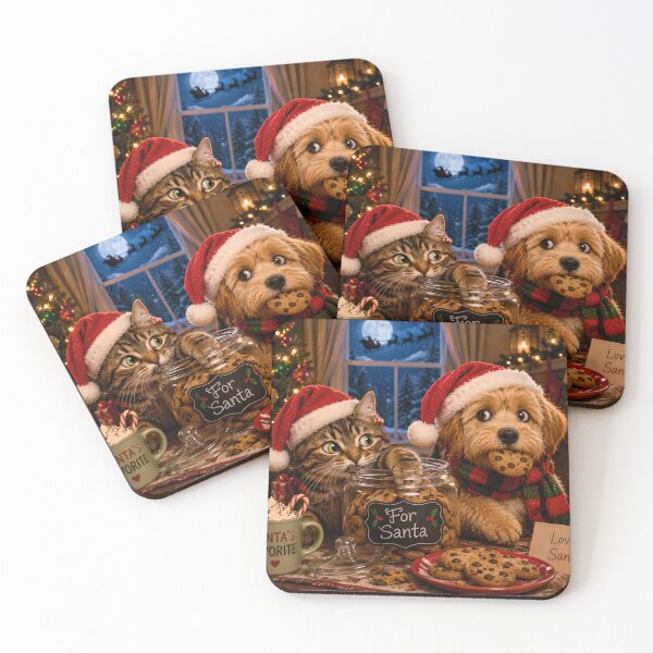 Item preview, Caught Stealing Santa’s Cookies designed and sold by Stubblejumper Artworks.