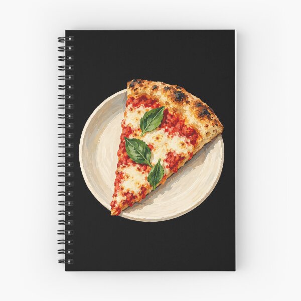 Item preview, Tomato Basil Pizza Slice Gouache Art designed and sold by Katalice Design.