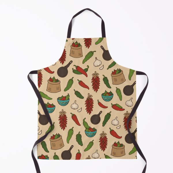 Item preview, Hatch Chile New Mexico Pattern | Green and Red Chiles, Ristras, Burlap Sacks and Cast Iron Pans designed and sold by StickyGuys.