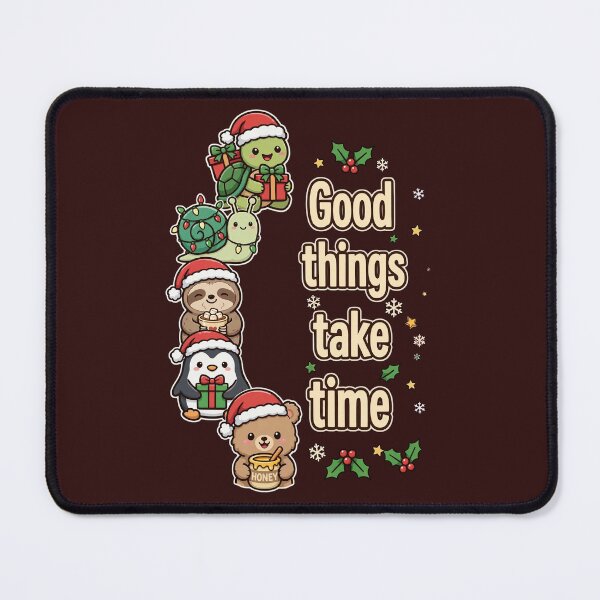 Item preview, Good Things Take Time Christmas Animals designed and sold by HoMya.