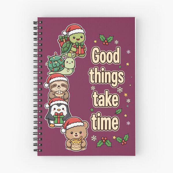 Item preview, Good Things Take Time Christmas Animals designed and sold by HoMya.