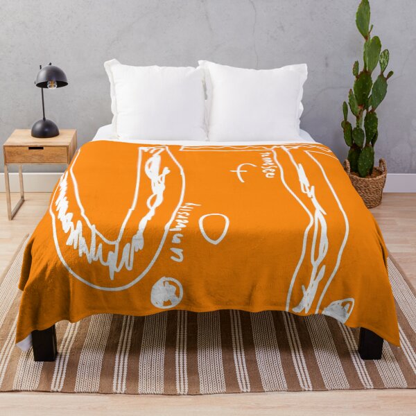 Item preview, U of T University Tennessee Anti Bullying - Encouraging Quote with Orange Hand Drawn Paper designed and sold by ModdiesColors.