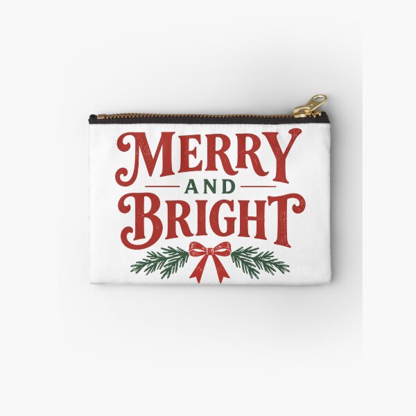 Item preview, Merry and Bright - Christmas designed and sold by CampAndCoast.