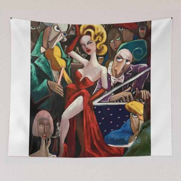Item preview, Lady in Red the piano and violin players designed and sold by Wilbertkok.
