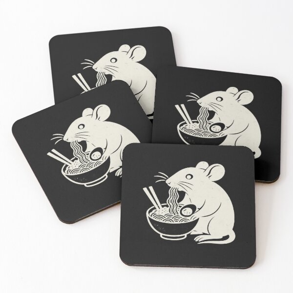Item preview, Hungry Little Cute Mouse Ramen designed and sold by PatternFariss.