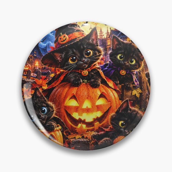 Item preview, Czarne Kotki i Magiczna Noc Halloween designed and sold by Visual Arts Sławomir Grzanek.