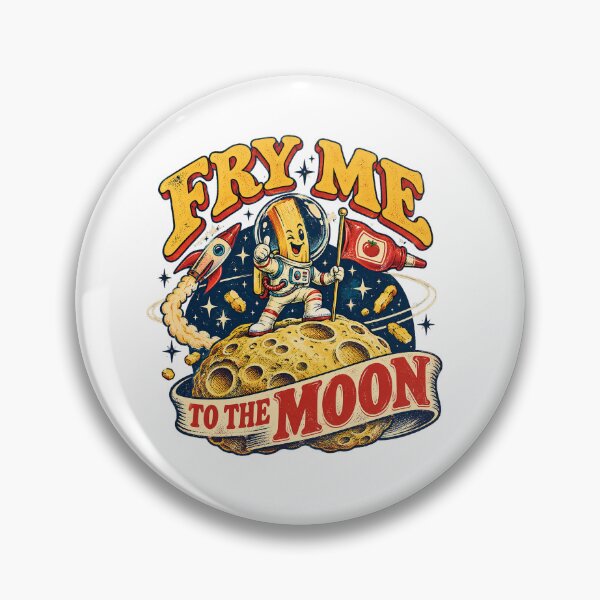 Item preview, Fry me to The Moon designed and sold by slemfiskz.