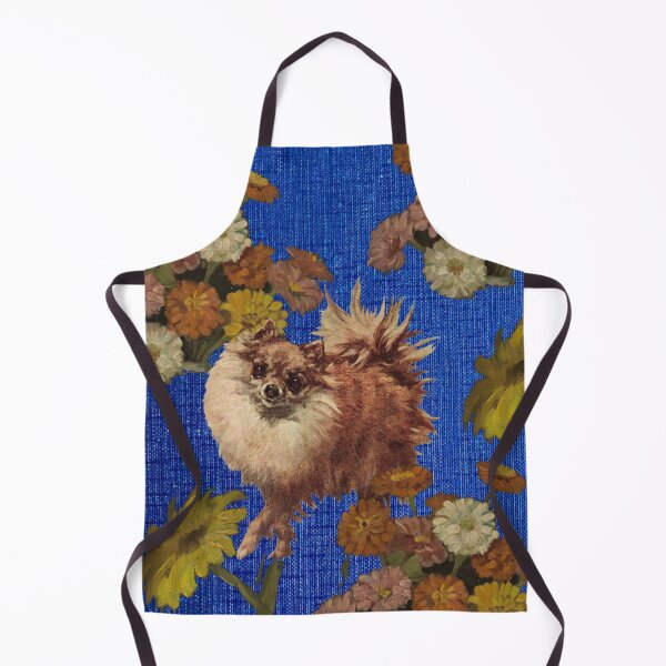 Item preview, Pomeranian Watercolor Victorian Floral  designed and sold by The Thrifty Kitschy Hippie.