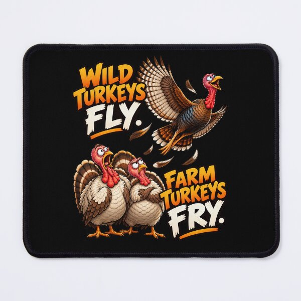 Item preview, WILD TURKEYS FLY. FARM TURKEYS FRY designed and sold by signshirtz.