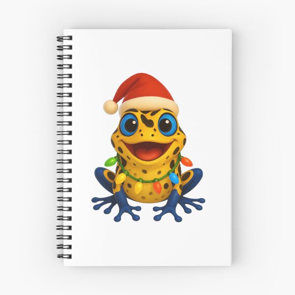 Item preview, Cheerful Poison Dart Frog Christmas designed and sold by Sillytoe.