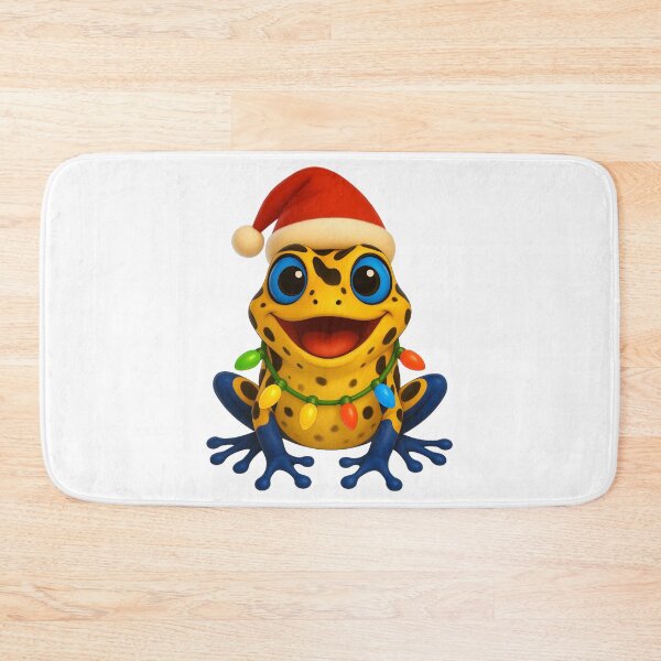 Item preview, Cheerful Poison Dart Frog Christmas designed and sold by Sillytoe.