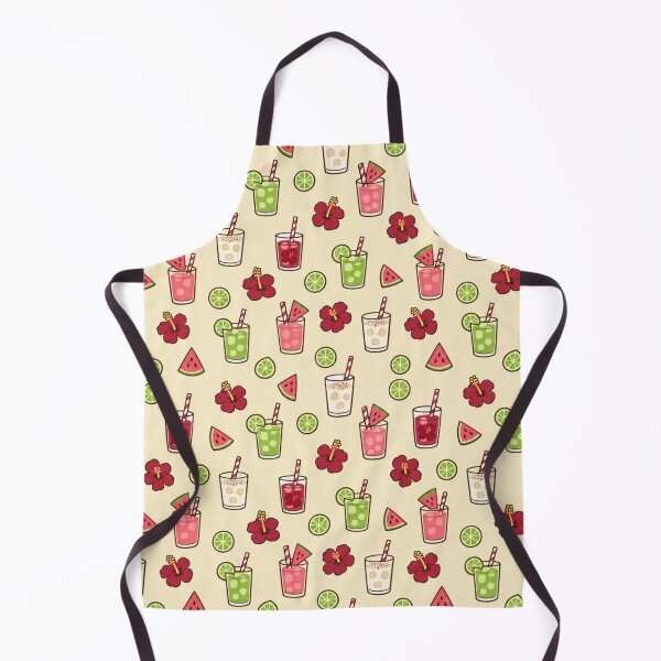 Item preview, Agua Fresca Mexican Drinks Pattern | Horchata, Jamaica, Watermelon and Lime Drinks with Hibiscus designed and sold by StickyGuys.
