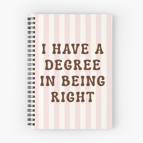 Item preview, I Have A Degree In Being Right Funny Lawyer Pink Stripes | Sassy Attorney Lawyer Gift Coquette Pink Stripe Aesthetic | Funny Law School Graduation Gift | Funny Paralegal Law Student designed and sold by LitzoyGlobeArt.