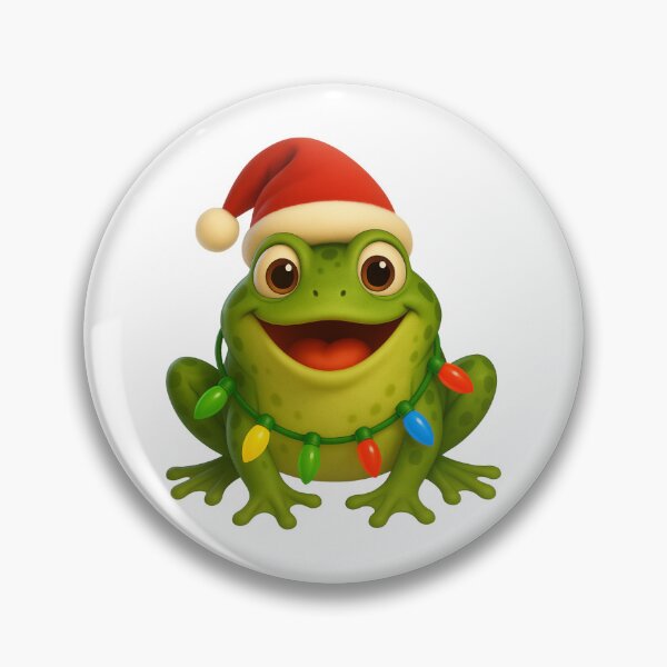 Item preview, Joyful Pool Frog Christmas designed and sold by Sillytoe.