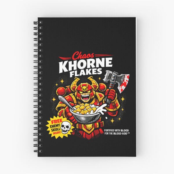 Item preview, Khorne Flakes Cereal Parody - Warhammer 40k Chaos Space Marine Shirt designed and sold by BravenBold.