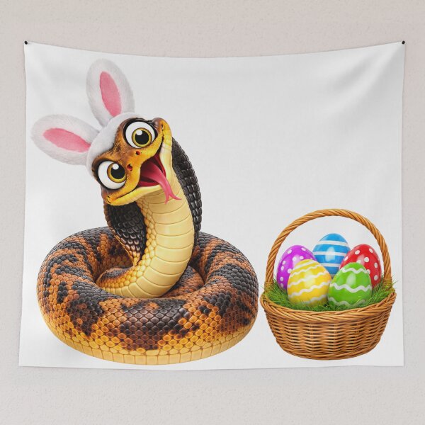 Item preview, Cheerful Mozambique Spitting Cobra Easter designed and sold by Sillytoe.