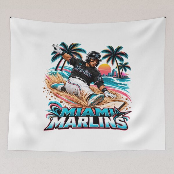 Item preview, Miami Marlins: Sunset Slide Into Paradise designed and sold by Dresut.