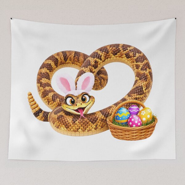 Item preview, Playful Prairie Rattlesnake Easter designed and sold by Sillytoe.
