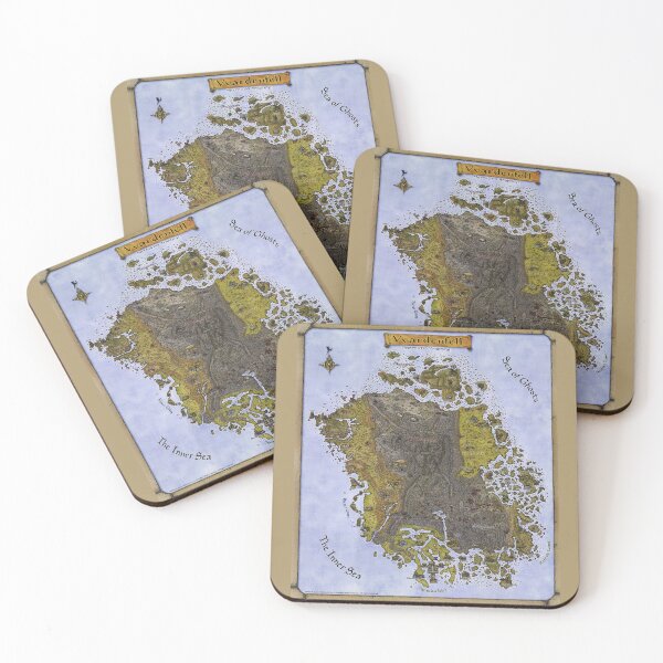 Item preview, Vvardenfell Map designed and sold by DeviantMerch.