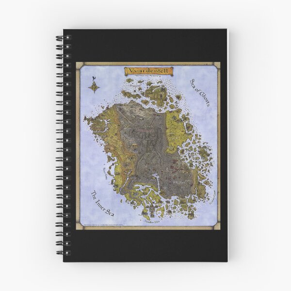 Item preview, Vvardenfell Map designed and sold by DeviantMerch.