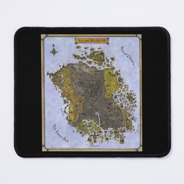 Item preview, Vvardenfell Map designed and sold by DeviantMerch.