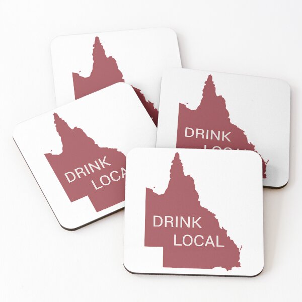 Item preview, Drink Local Qld State designed and sold by villadeeke.