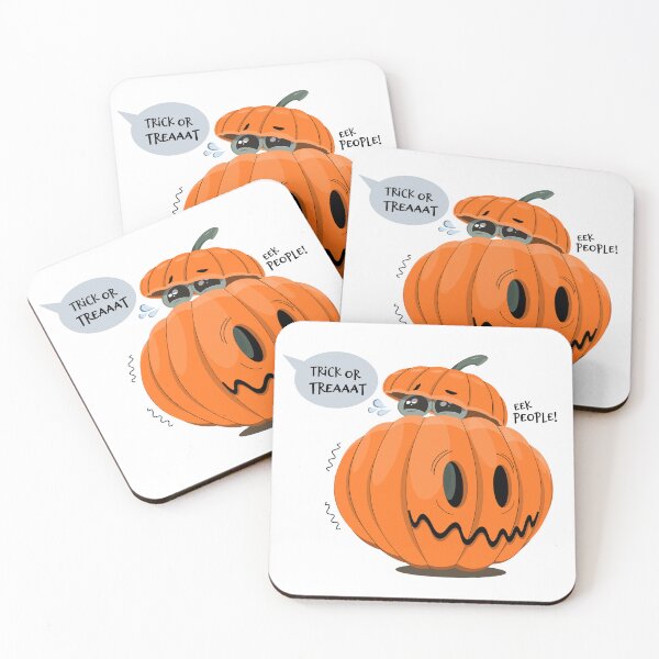 Item preview, Eek, People! Introvert Alien Hiding in a Pumpkin – Funny Halloween designed and sold by DecentVibe.
