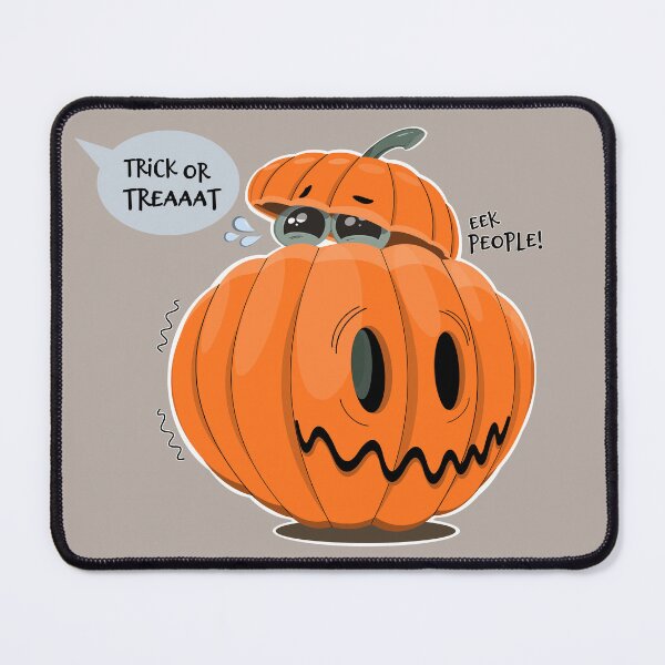 Item preview, Eek, People! Introvert Alien Hiding in a Pumpkin – Funny Halloween designed and sold by DecentVibe.