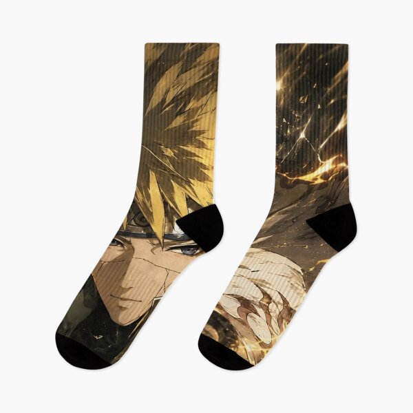Item preview, Minato | Yellow Flash Shinobi Warrior – Lightning Aura Japanese Anime Art designed and sold by Dyan4.
