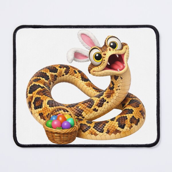 Item preview, Cheerful Puff Adder Easter designed and sold by Sillytoe.
