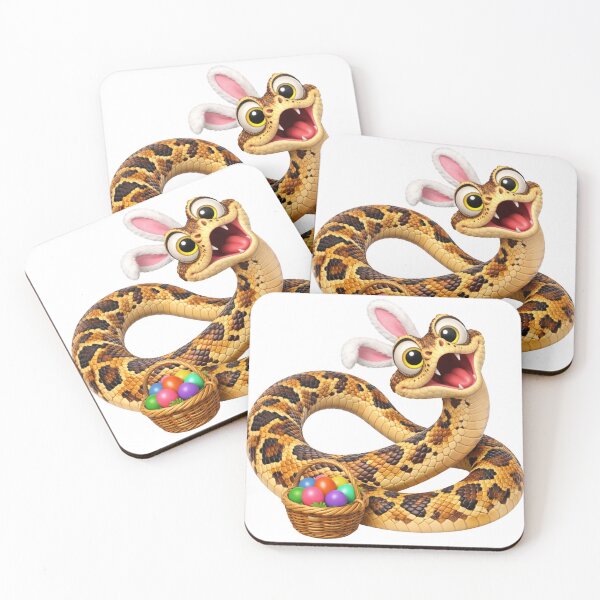 Item preview, Cheerful Puff Adder Easter designed and sold by Sillytoe.