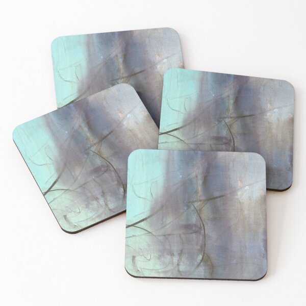 Item preview, Atmospheric Abstract Detail in Turquoise and Grey designed and sold by Gela Mikava.
