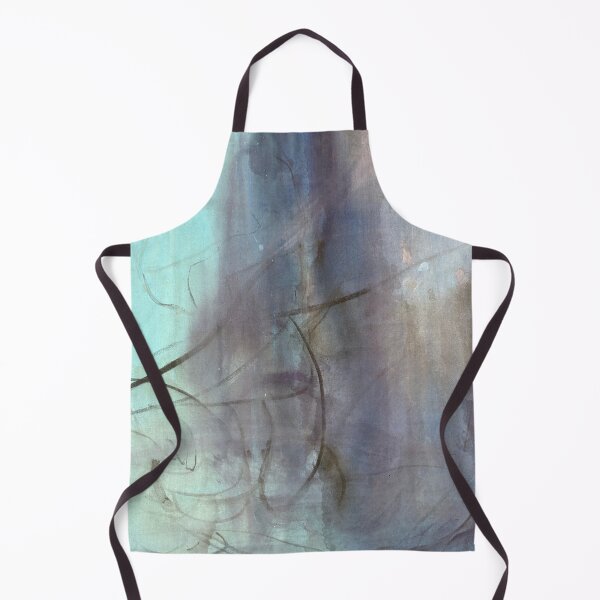 Item preview, Atmospheric Abstract Detail in Turquoise and Grey designed and sold by Gela Mikava.
