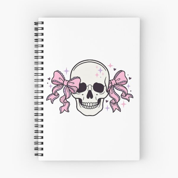 Item preview, Skull with Pink Ribbons - Dark Coquette Aesthetic Y2K designed and sold by conamor-bymel.