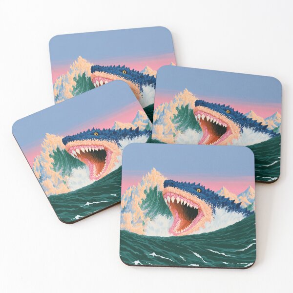Item preview, Giant Sea Monster Waves Ocean Art designed and sold by Lunat1kk.