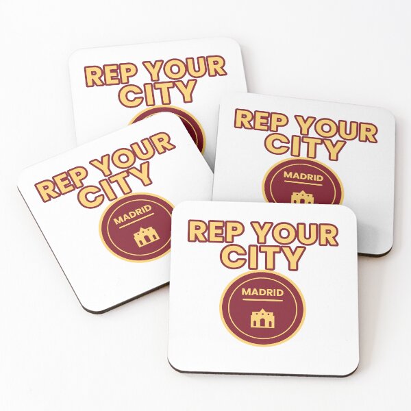 Item preview, Rep Your City Madrid Badge Design designed and sold by JiderichHub.