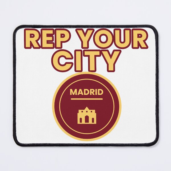 Item preview, Rep Your City Madrid Badge Design designed and sold by JiderichHub.