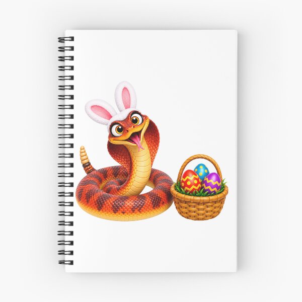 Item preview, Playful Red Spitting Cobra Easter designed and sold by Sillytoe.
