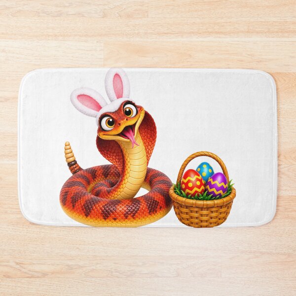 Item preview, Playful Red Spitting Cobra Easter designed and sold by Sillytoe.