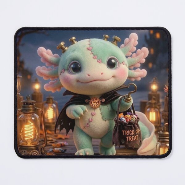 Item preview, Axolotl Frankenstein – Kawaii monster designed and sold by Axokris.