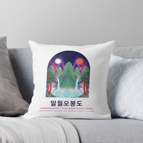 Item preview, Irworobongdo 일월오봉도 – Glowing Royal Korean Screen designed and sold by palyground64.