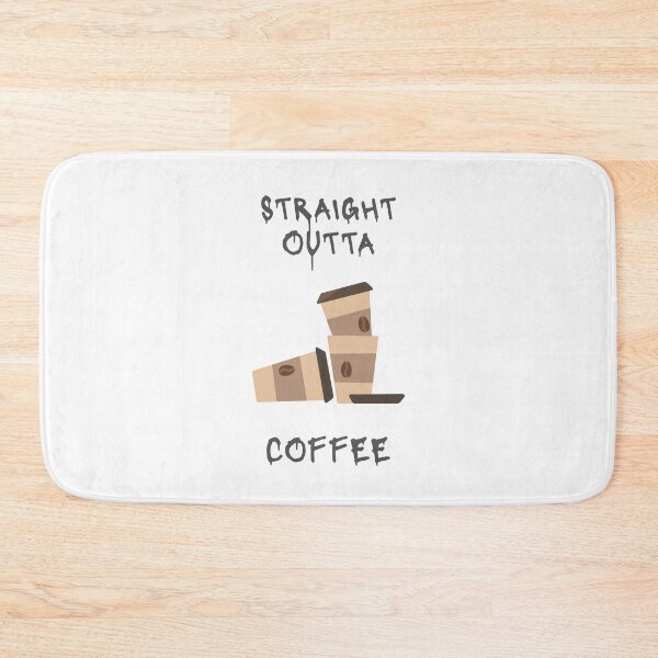 Item preview, STRAIGHT OUTTA COFFEE (Coffee Lover Humor) designed and sold by LoveWhatYouDo.