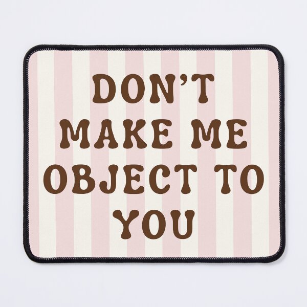 Item preview, Don't Make Me Object To You Cute Lawyer Funny Law Student Gift | Sassy Lawyer Pink Coquette Stripes | Funny Law School Graduation Gift | Cute Paralegal Lawyer Humor designed and sold by LitzoyGlobeArt.